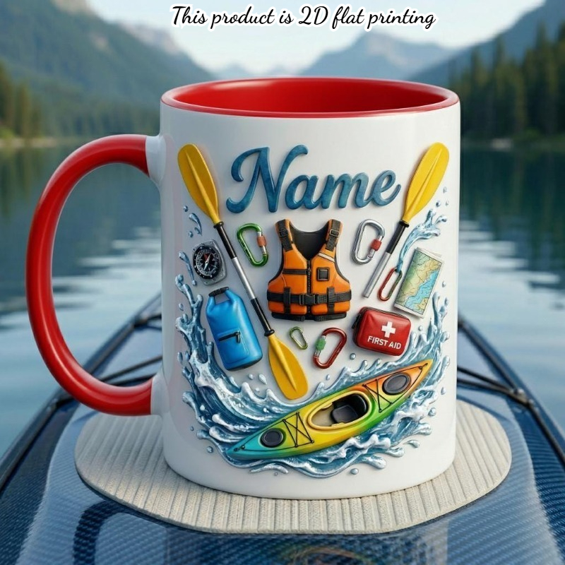 Outdoor Adventure Names - 1pc Custom Kayak Outdoor Mug 11