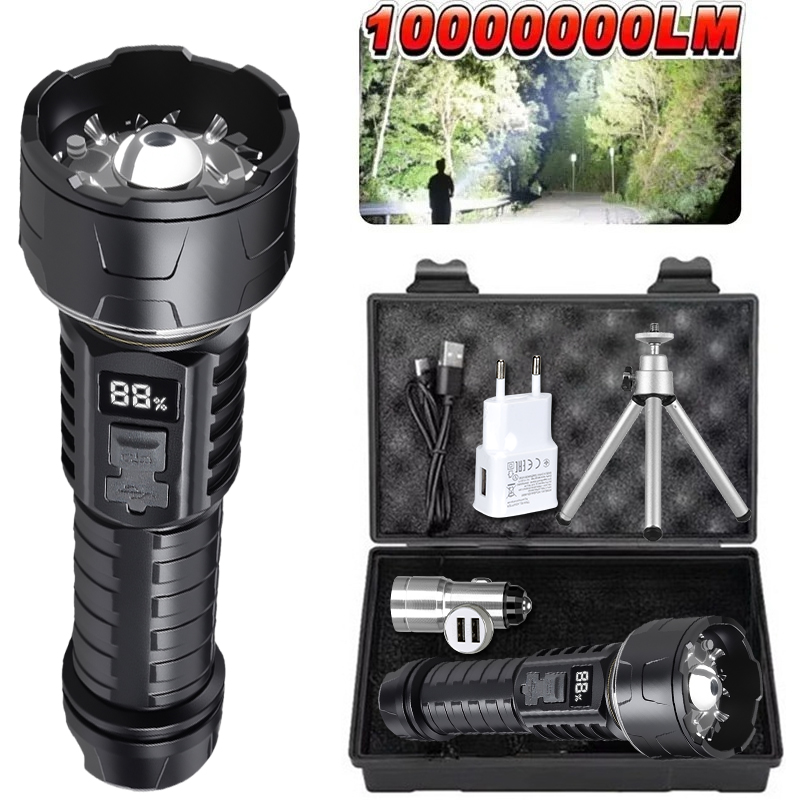 Outdoor Adventures - COB LED Flashlight Rechargeable Lantern 7-core
