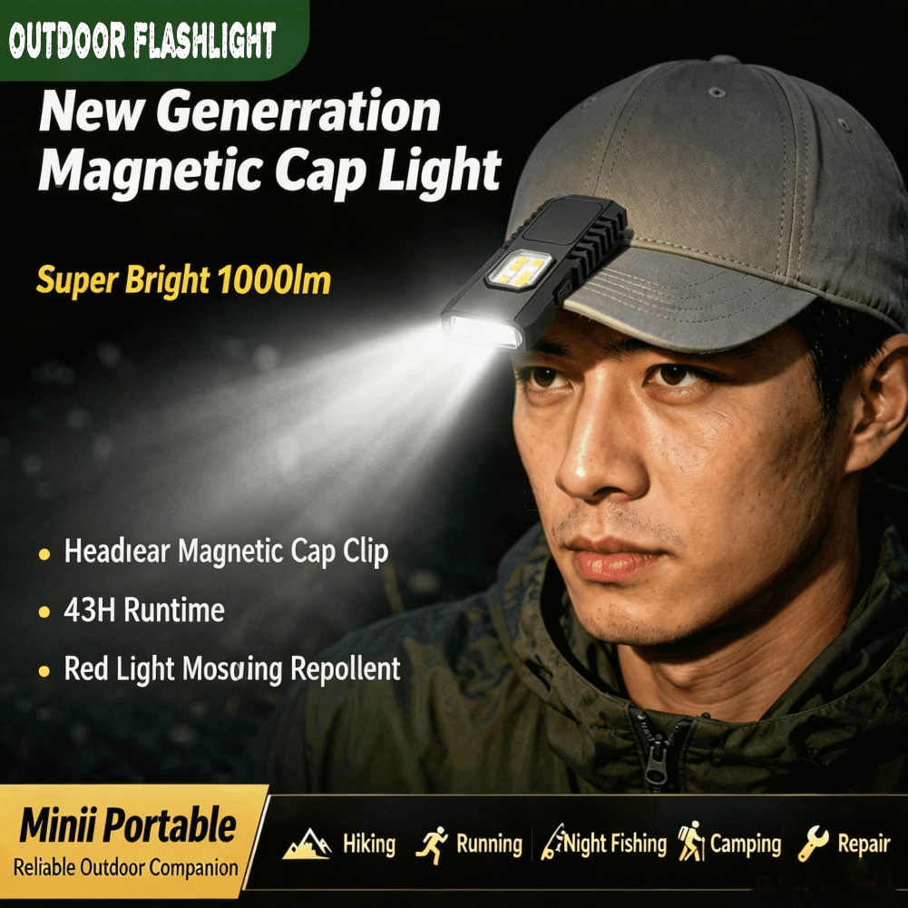 Outdoor Adventures - Multifunctional USB Rechargeable Keychain Flashlight Mini