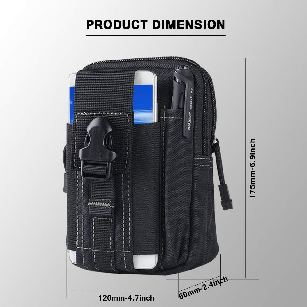 Tactical Molle Belt Pouch Mili - Outdoor Adventures recension och pris