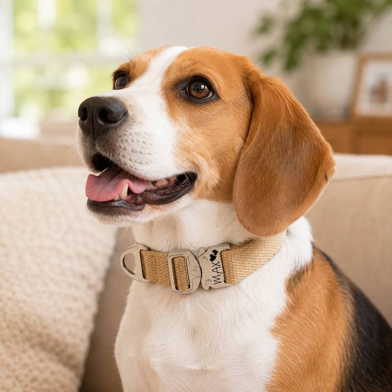 Custom Tactical Dog Collar - F - Outdoor Adventure Names recension och pris