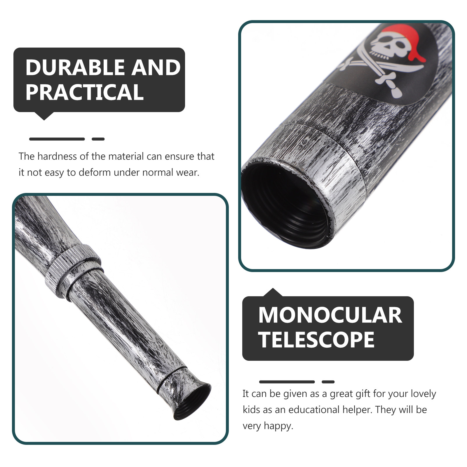 6Pcs Kids Pirate Monocular Tel - Outdoor Adventure Educator recension och pris