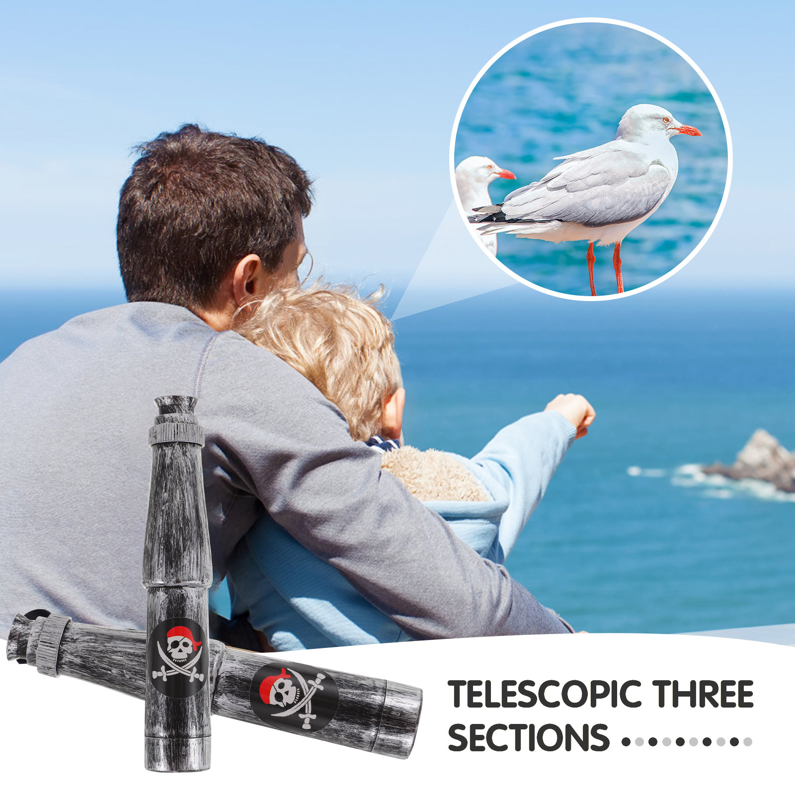 6Pcs Kids Pirate Monocular Tel - Outdoor Adventure Educator recension och pris