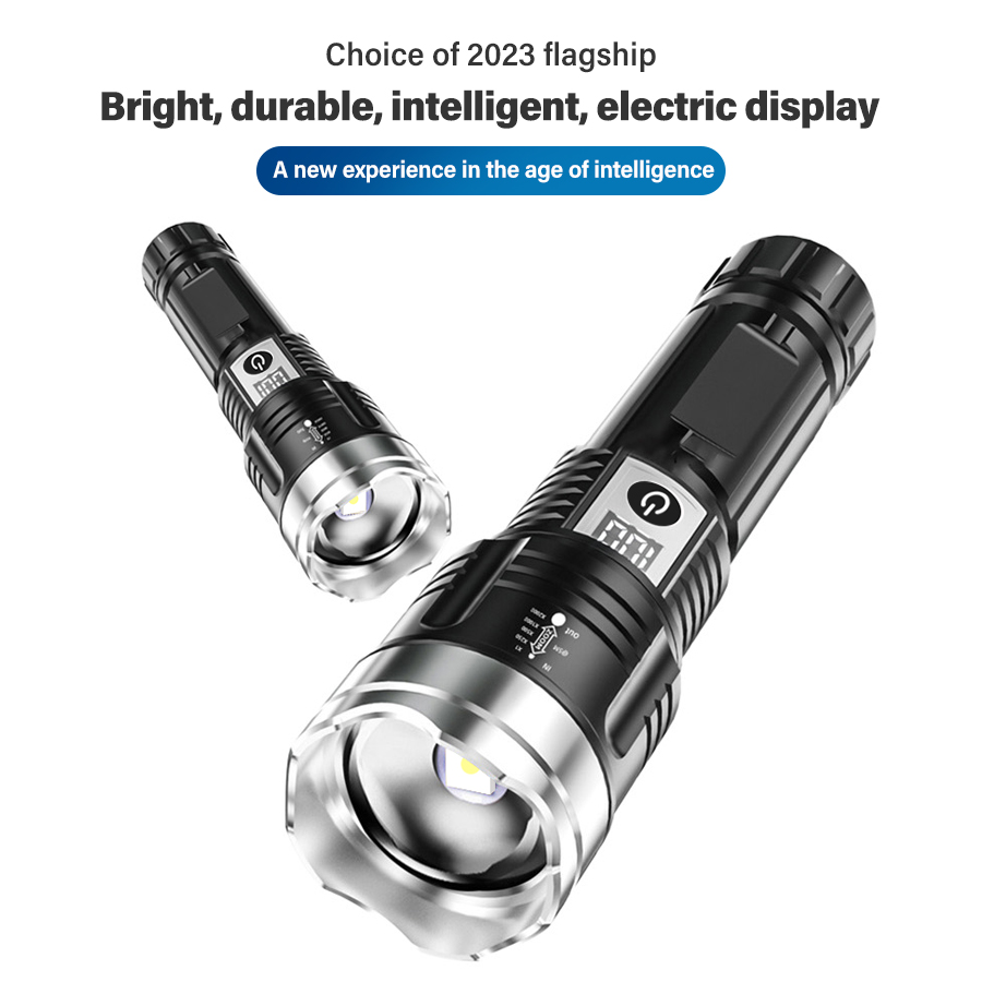 High Power 200000LM LED Flashl - Outdoor Adventures recension och pris