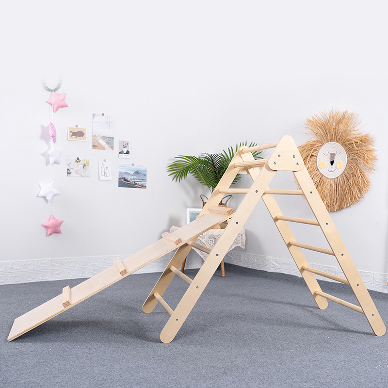 Foldable Wooden Triangle Climb - Outdoor Adventure Toys For Kids recension och pris