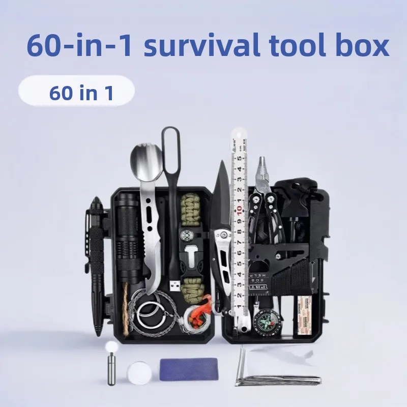 60-in-1 Outdoor Survival Emerg - Outdoor Adventure Lab recension och pris