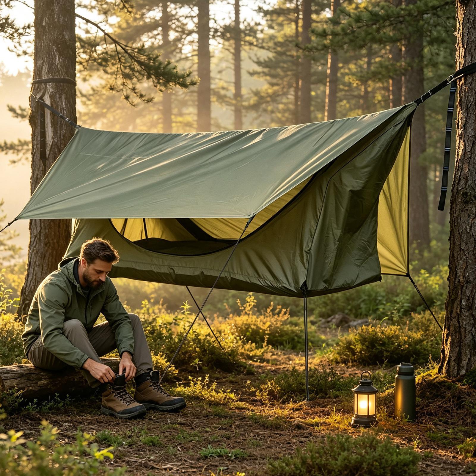 Tent Hammock for Camping Zippe - Hammock Rain Tarp recension och pris