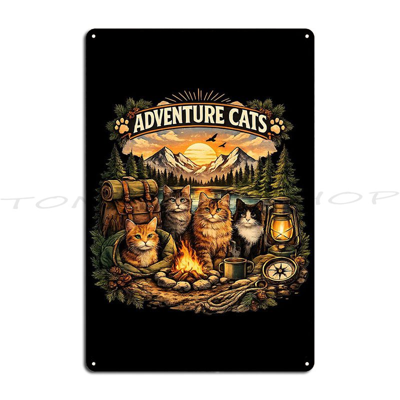 Adventure Cats Cute Cat Lover  - Outdoor Adventure Cinema recension och pris