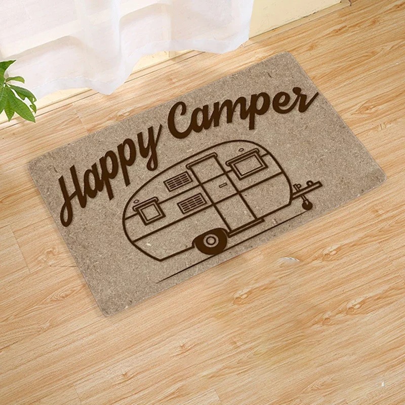 Camper Trailer Patterned Floor - Outdoor Adventure Names recension och pris