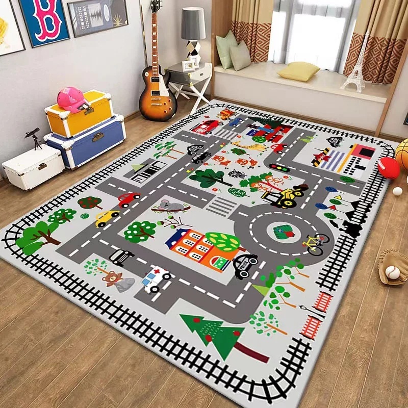 Colorful Kids City Map Play Ma - Outdoor Adventure Educator recension och pris