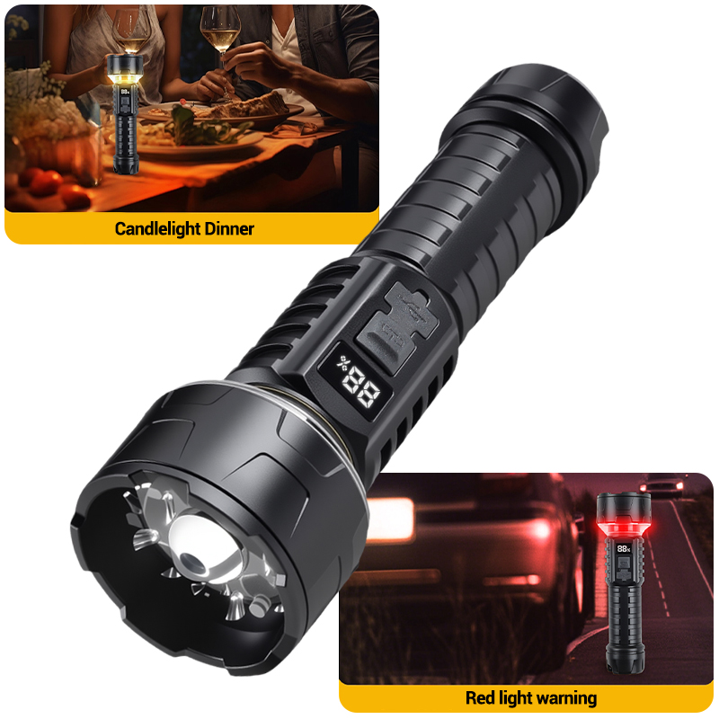 COB LED Flashlight Rechargeabl - Outdoor Adventures recension och pris