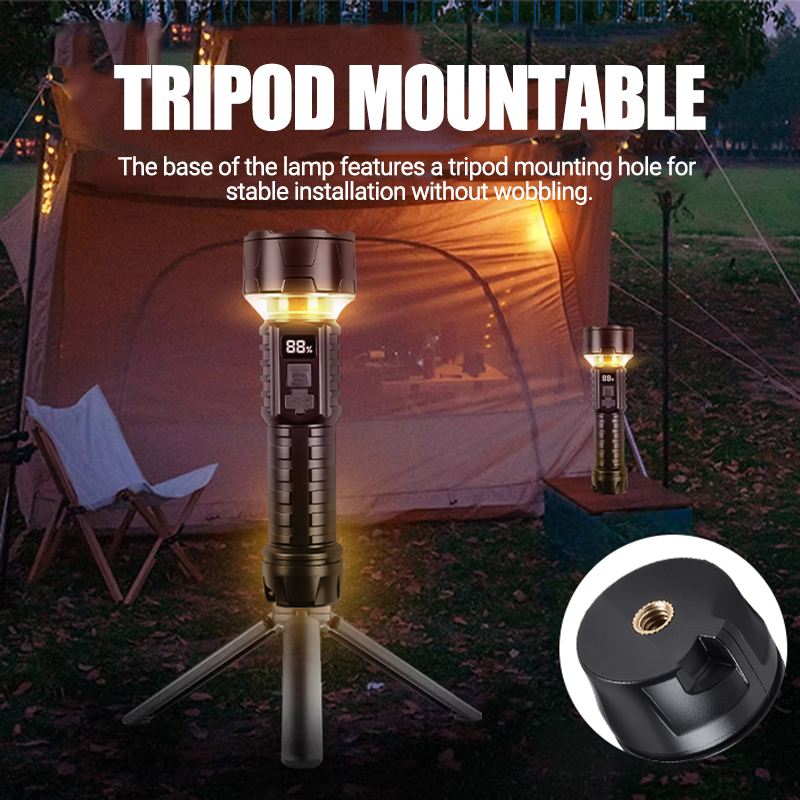 COB LED Flashlight Rechargeabl - Outdoor Adventures recension och pris
