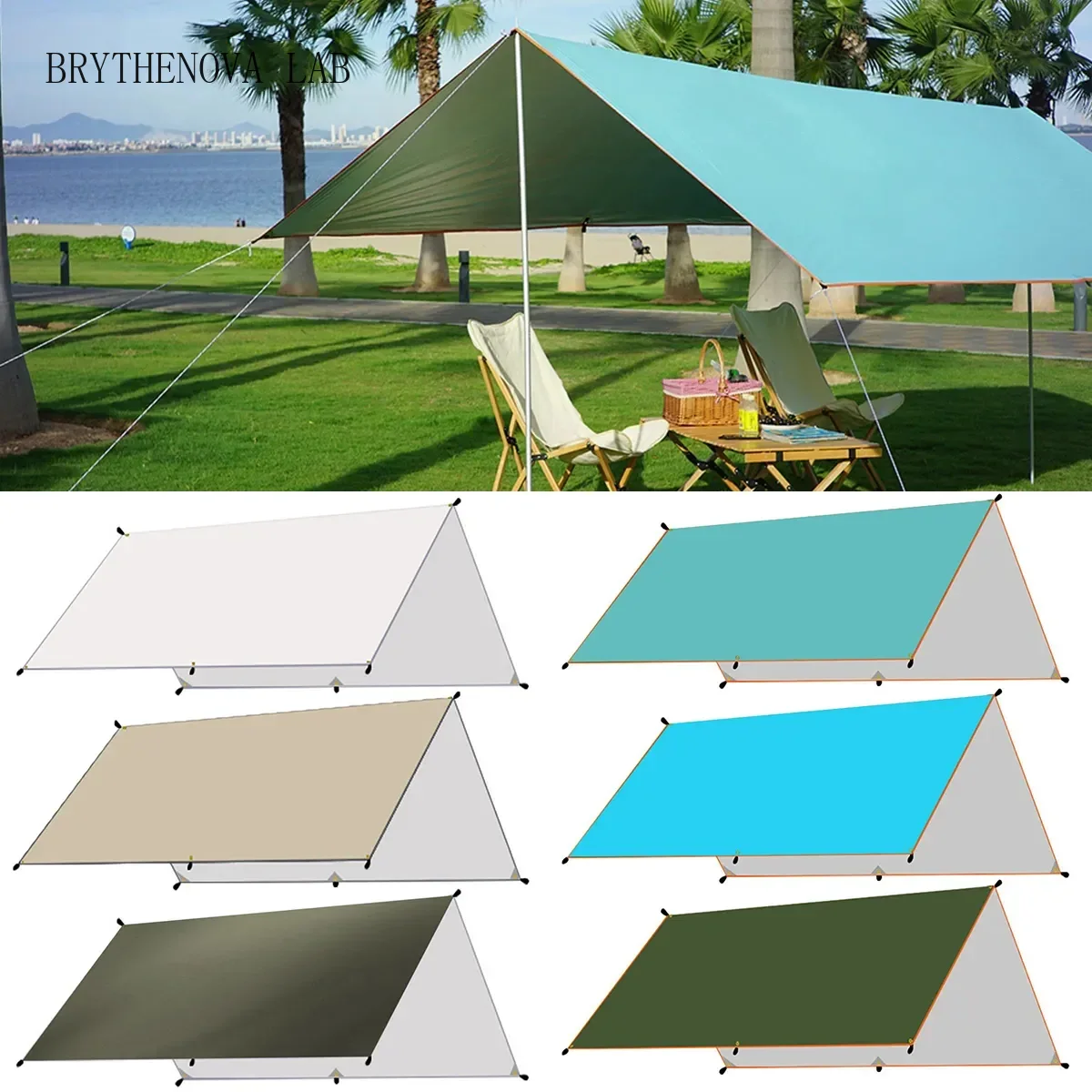 Camping Tarp Waterproof Tent H - Hammock Rain Tarp recension och pris