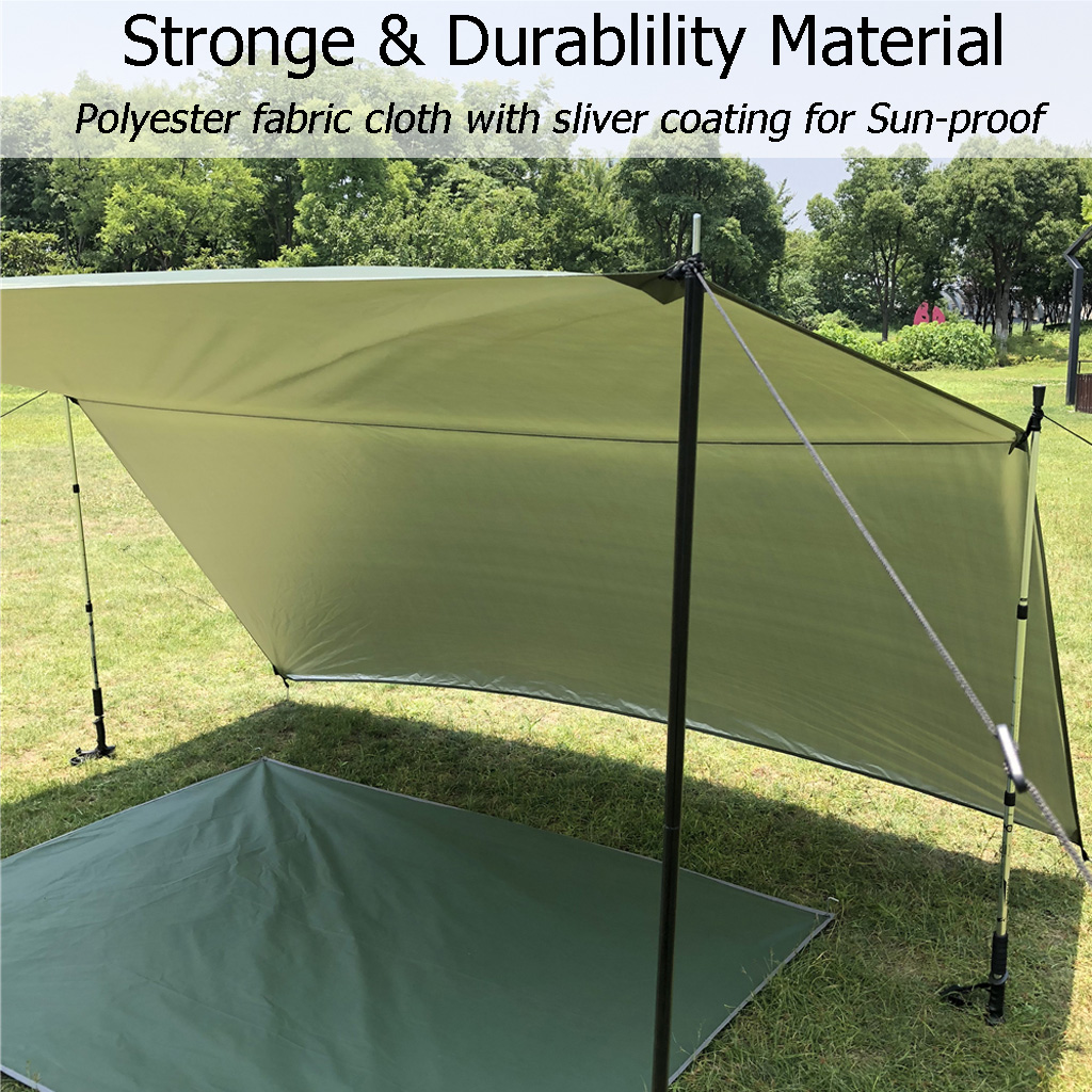 DANCHEL 3x3m Camping Tarp Wate - Hammock Rain Tarp recension och pris