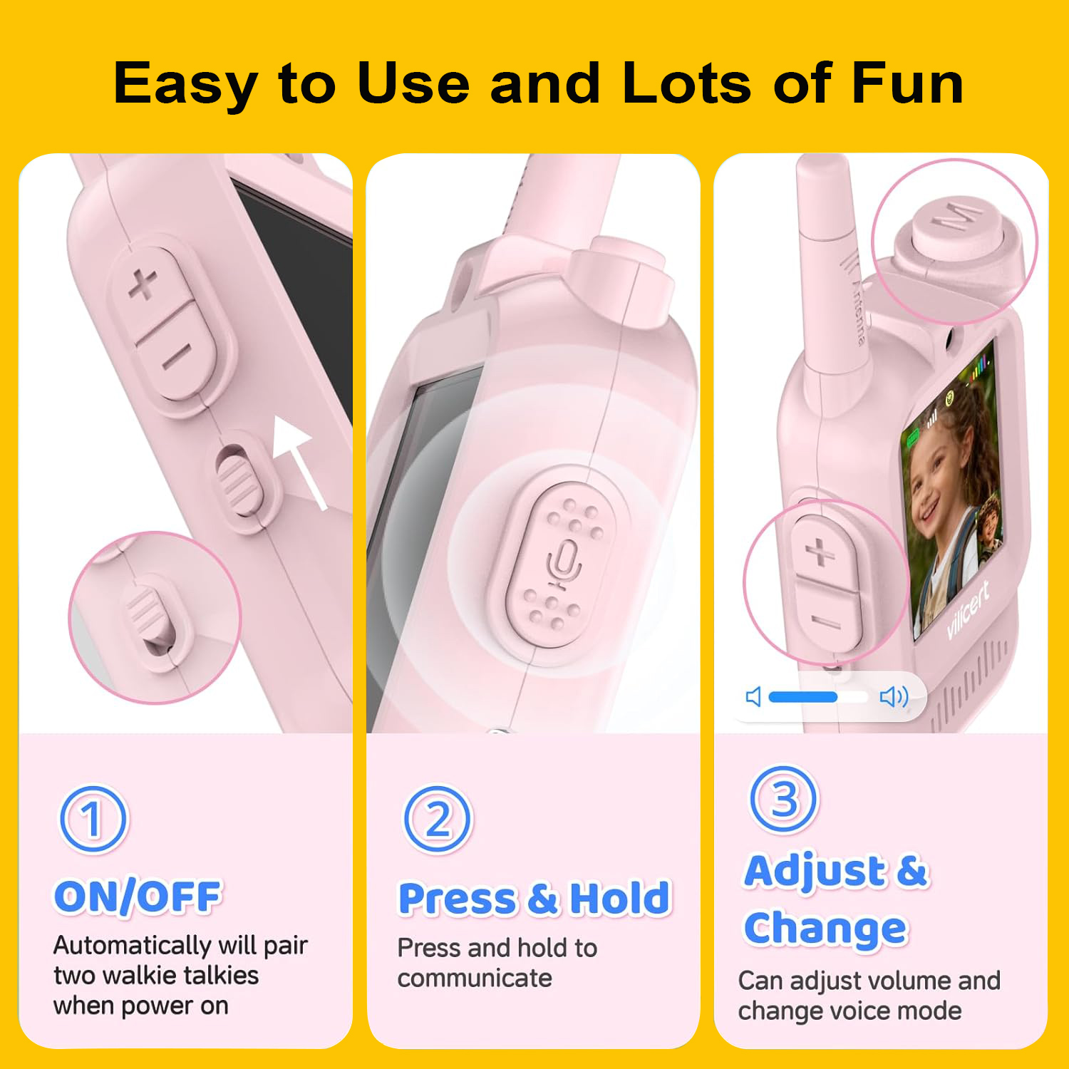 2pcs Kids Video Walkie Talkie  - Outdoor Adventure Toys For Kids recension och pris