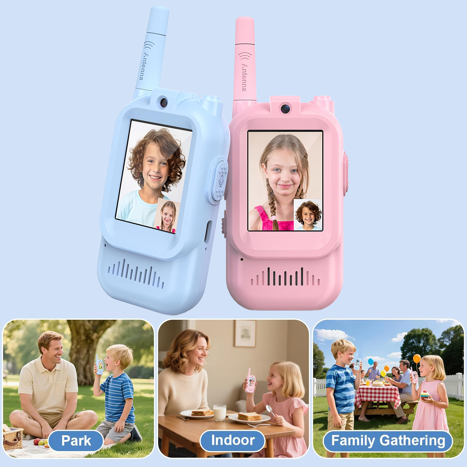 2pcs Kids Video Walkie Talkie  - Outdoor Adventure Toys For Kids recension och pris