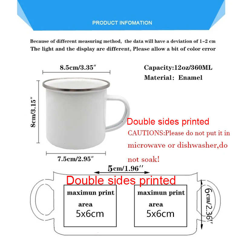 Enamel Mug with Personalized N - Outdoor Adventure Names recension och pris
