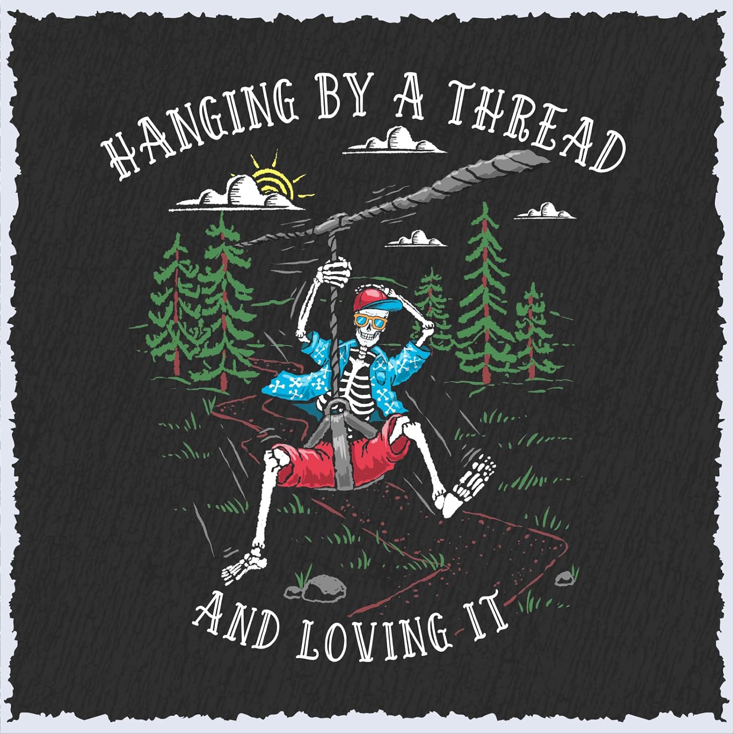 Hanging By A Thread Skeleton Z - Outdoor Adventure Zipline recension och pris