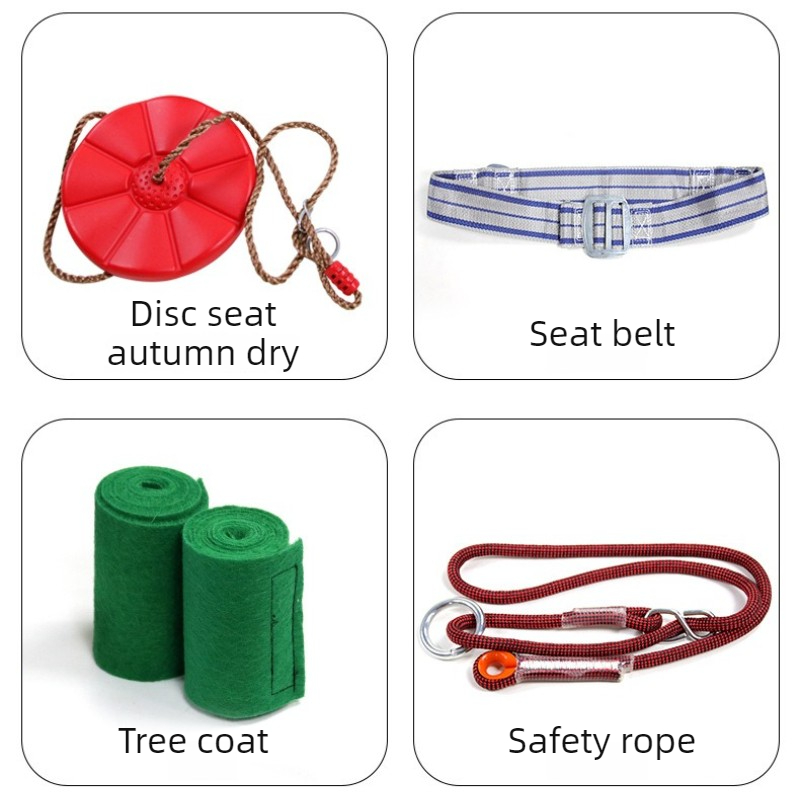 Kids Zipline Kit with Disc Swi - Outdoor Adventure Zipline recension och pris