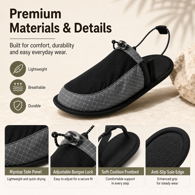 Foldable Quick Dry Water Slipp - Outdoor Adventure Shoes recension och pris