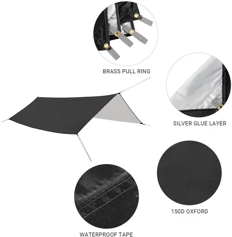 Hammock Camping with Rain Fly  - Hammock Rain Tarp recension och pris
