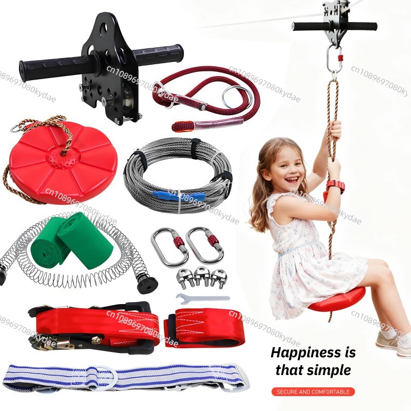 Kids Zip Line Kit Backyard Out - Outdoor Adventure Zipline recension och pris