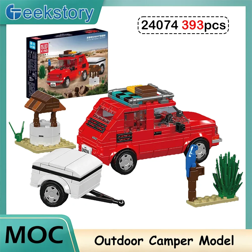 393PCS MOC DIY Camper Van Buil - Outdoor Adventure Toys For Kids recension och pris