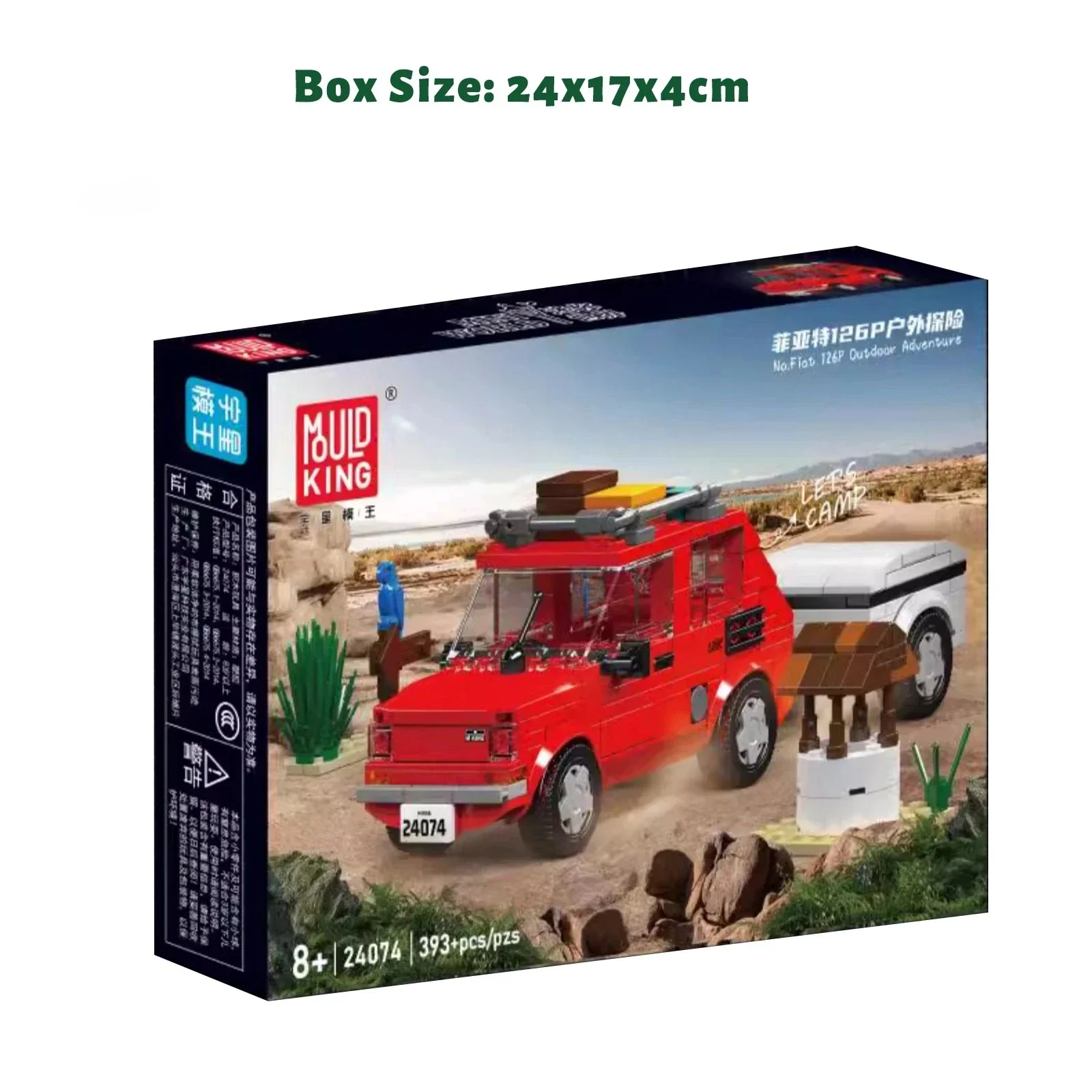 393PCS MOC DIY Camper Van Buil - Outdoor Adventure Toys For Kids recension och pris