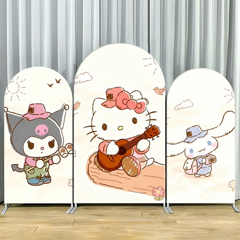 2D Flat Arch Backdrop Cover Si - Outdoor Adventure Friends recension och pris