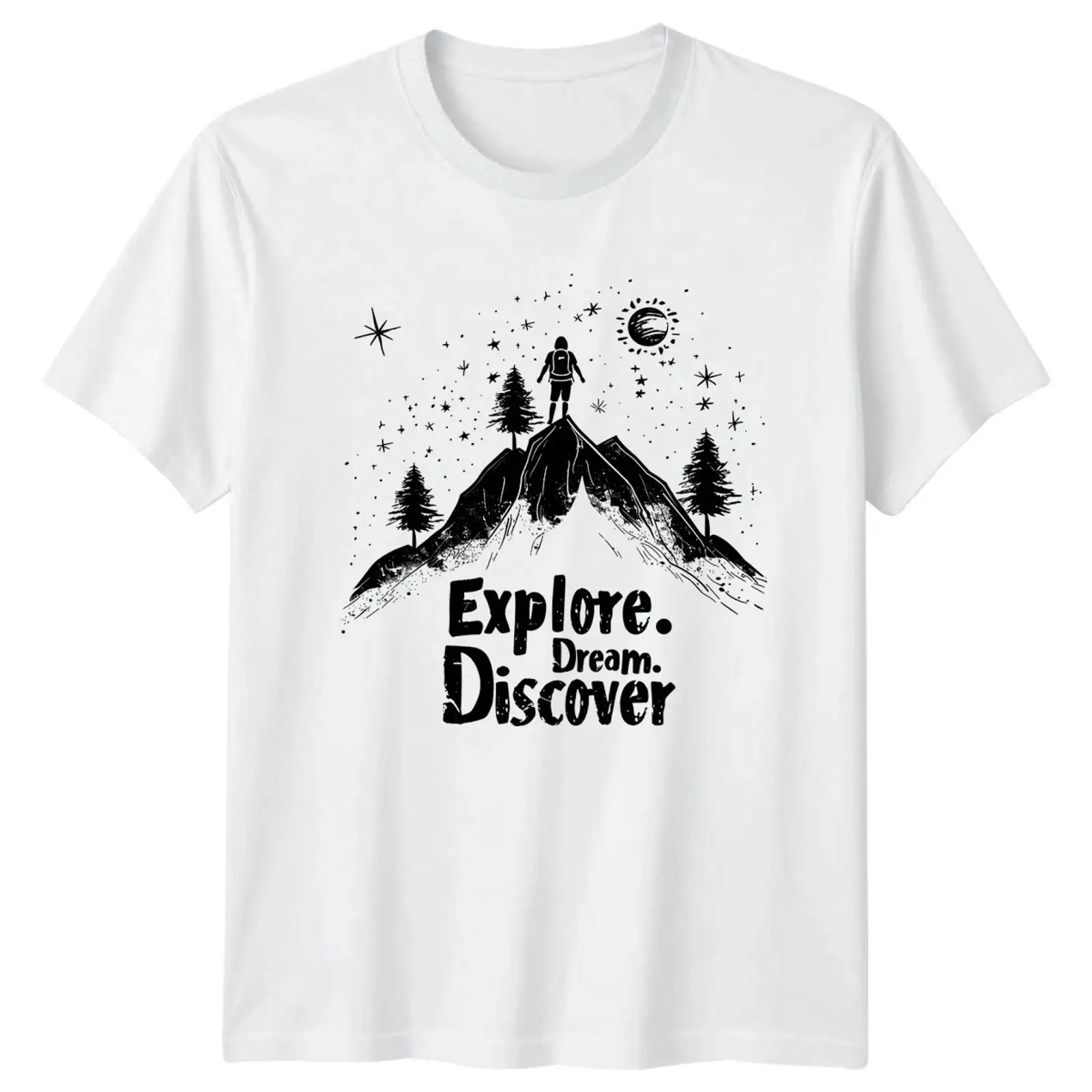 Explore Dream Discover T Shirt - Outdoor Adventure Images recension och pris