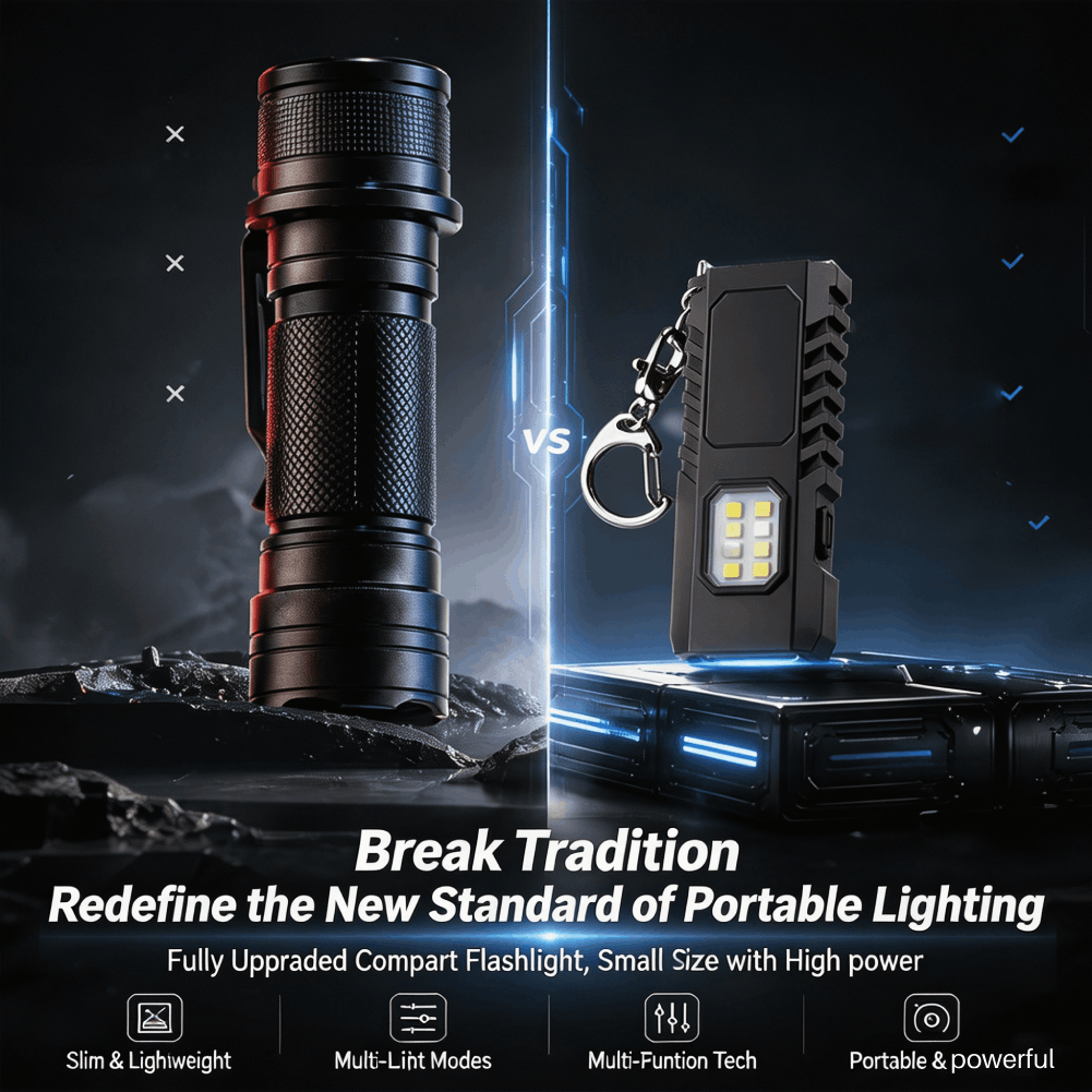 Mini Edc Keychain Flashlight U - Outdoor Adventures recension och pris