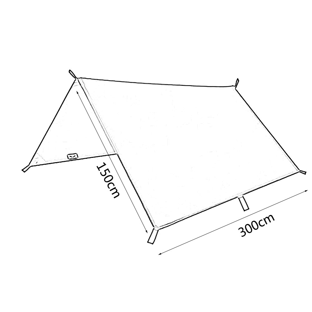 3x3m Awning Waterproof Sun She - Hammock Rain Tarp recension och pris