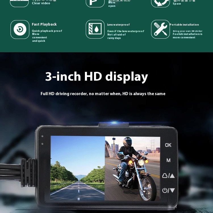 Dual-Lens Sports Camera HD Wat - Outdoor Adventure Images recension och pris